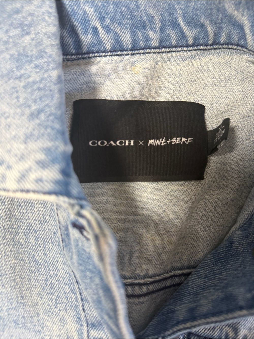 COACH X Mint + Serf Women’s Denim Jacket XS - Picture 4 of 6